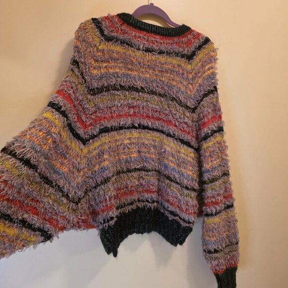 Urban Outfitters Multicolor Dolman Sleeves Sweater M - Picture 5 of 5